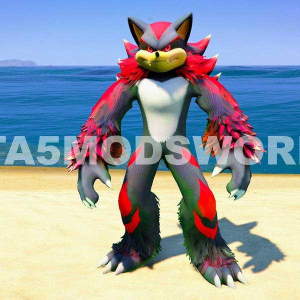 Shadow Sonic Werehog GTA 5 Mods World