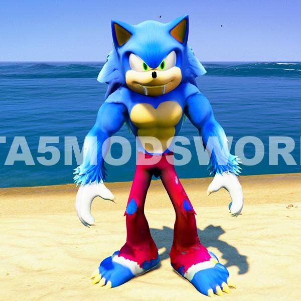 Sonic Werehog GTA 5 Mods World