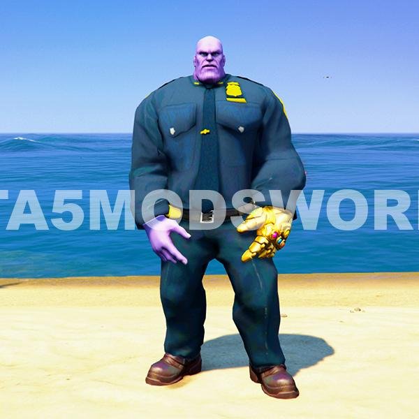 Thanos Police GTA 5 Mods