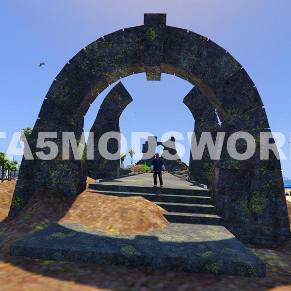 The broken Gate GTA 5 Props
