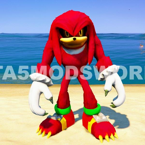 knuckle Sonic Werehog GTA 5 Mods World