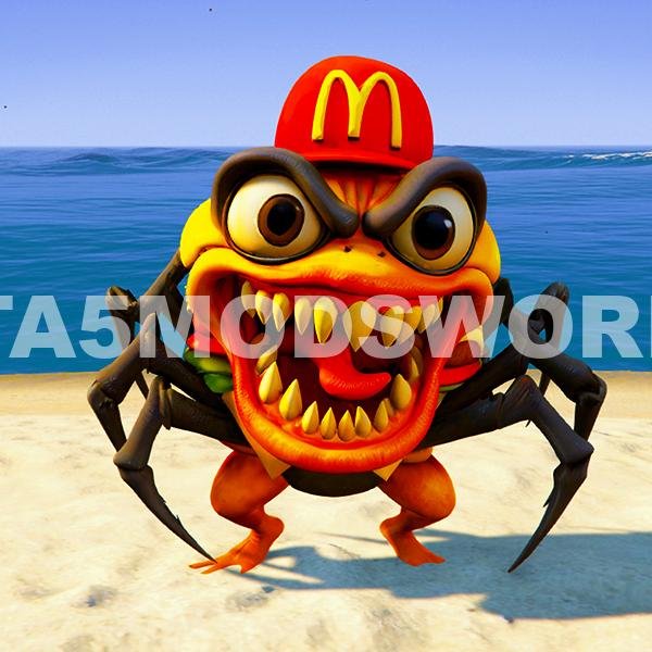 Evil Burger Spider GTA 5 Mods