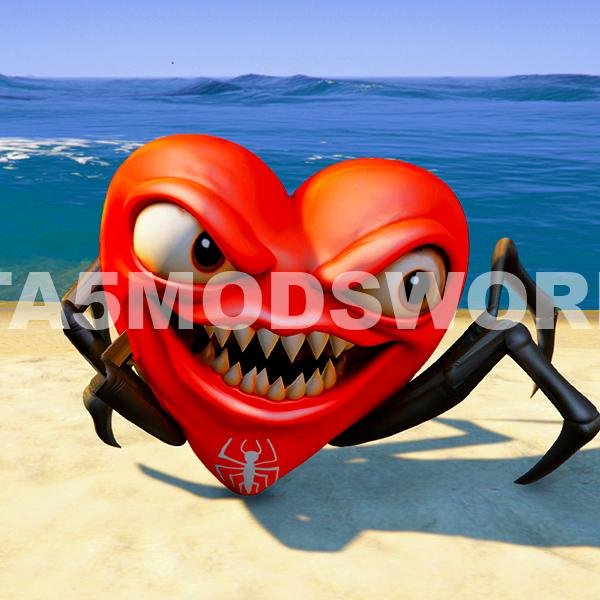 Evil Heart Spider GTA 5 Mods
