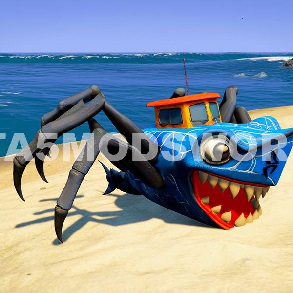 Evil Shark Spider GTA 5 Mods