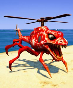 Monster Helicopter Spider GTA 5 Mods