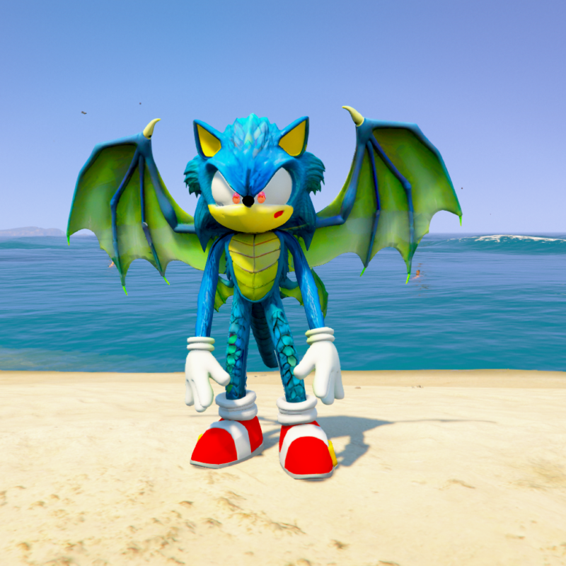 Sonic Dragon 1 Normal GTA 5 Mods