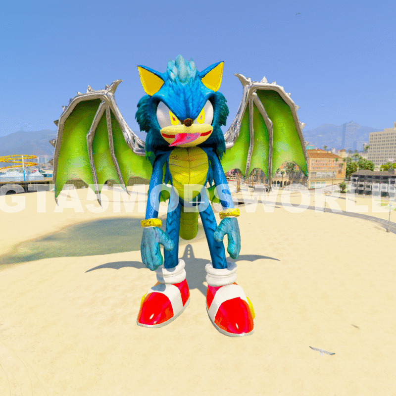 Sonic Dragon 2 Big GTA 5 Mods