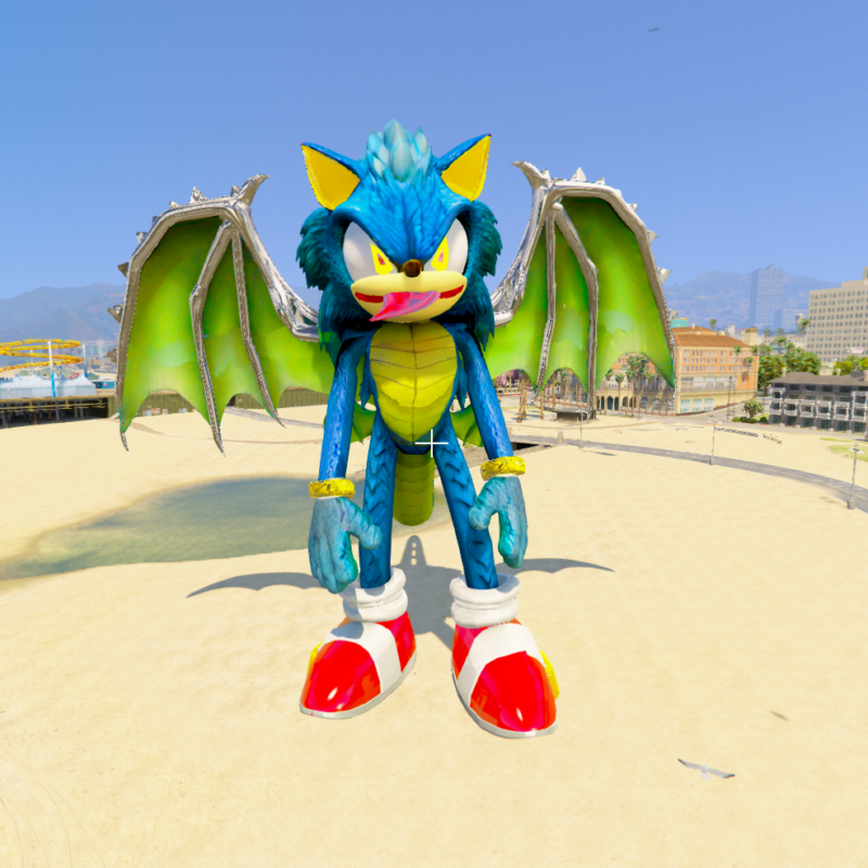 Sonic Dragon 2 Big GTA 5 Mods