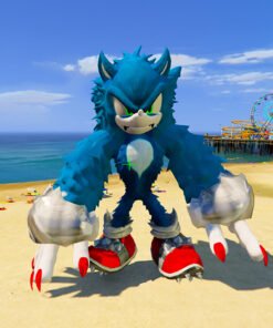 Sonic the Werehog Big GTA 5 Mods