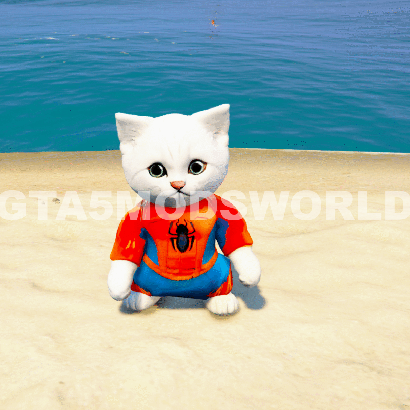 Spiderman Cat GTA 5 Mods