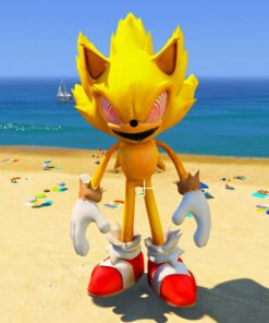 Fleetway Super Sonic Big GTA 5 Mods