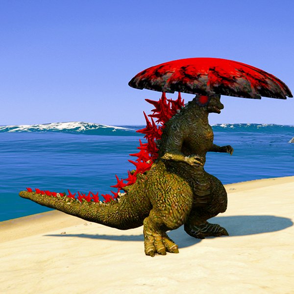 Godzilla Rizz 2 GTA 5 Mods