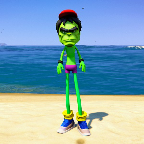 Tall Hulk 1 GTA 5 Mods