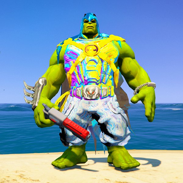 Upgrading Hulk in Warrior 6 GTA 5 Mods
