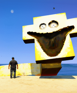 8 pixle Worm GTA 5 Mods