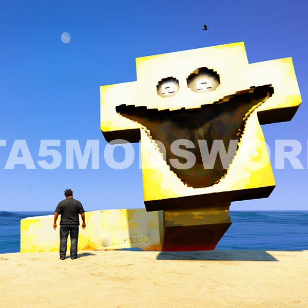 8 pixle Worm GTA 5 Mods