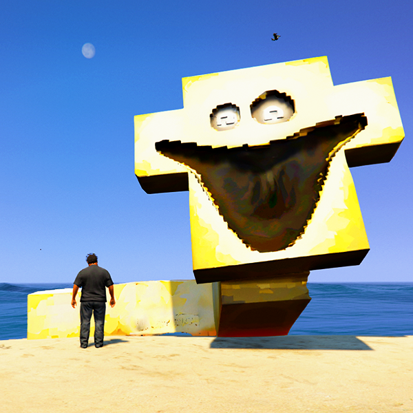 8 pixle Worm GTA 5 Mods