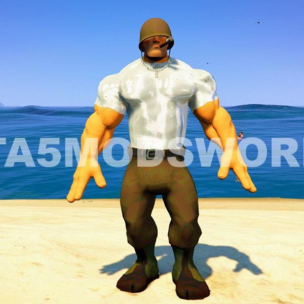 Buff Soldier GTA 5 MODS
