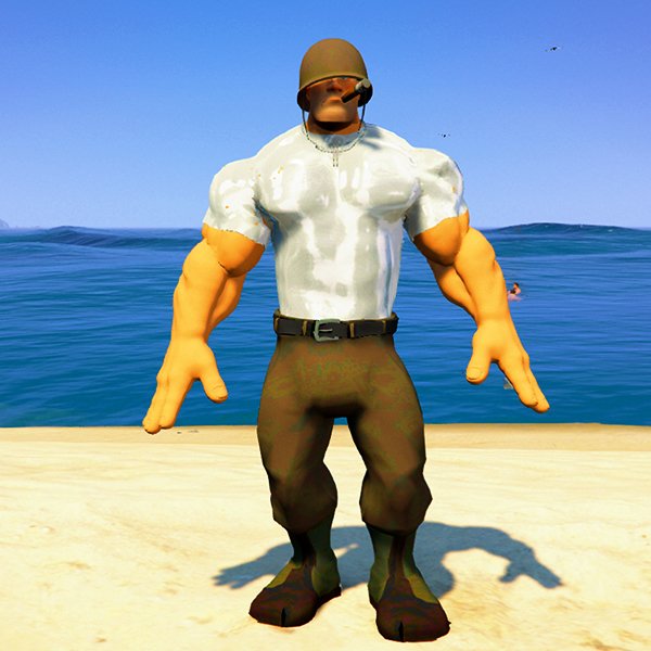 Buff Soldier GTA 5 MODS