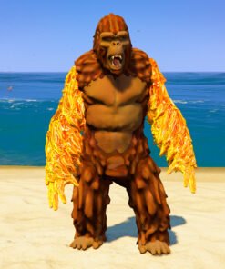 Gorilla King Kong Upgrading in Gold 2 GTA 5 Mods