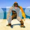 Gorilla King Kong Upgrading in Gold GTA 5 Mods
