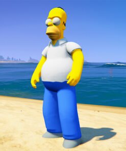 Homer Simpson Fortnite GTA 5 Mods