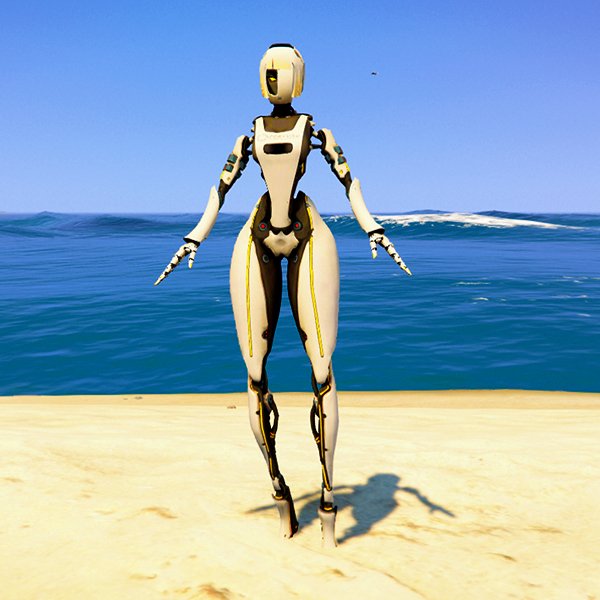 Human Girl Robo GTA 5 Mods