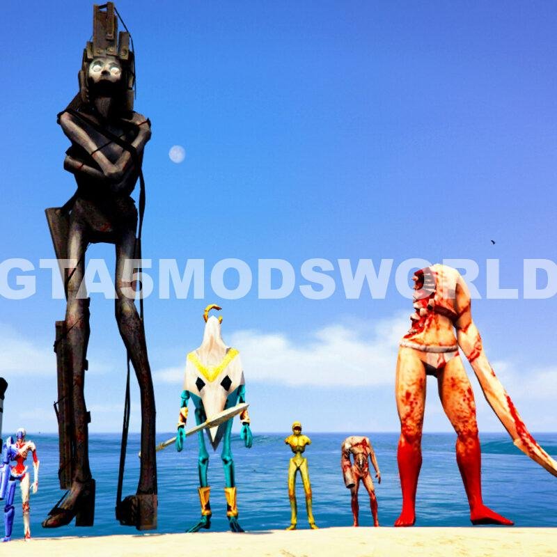 Husks of Humanity GTA 5 MODS ( Pack of 8 Mods)