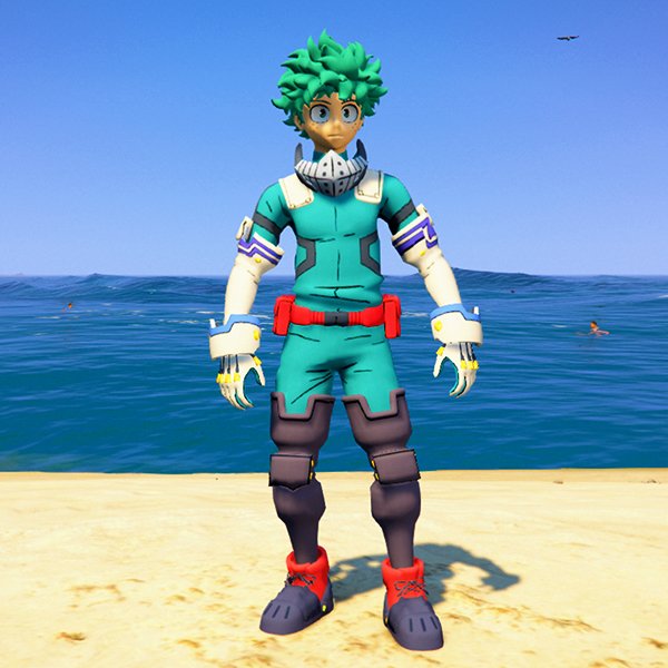 Izuku Midoriya My Hero Academia GTA 5 Mods