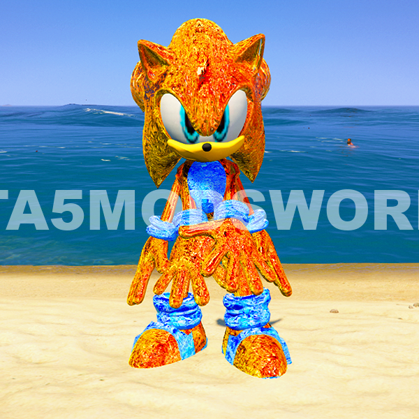 Lava Elemental Sonic 2 GTA 5 Mods