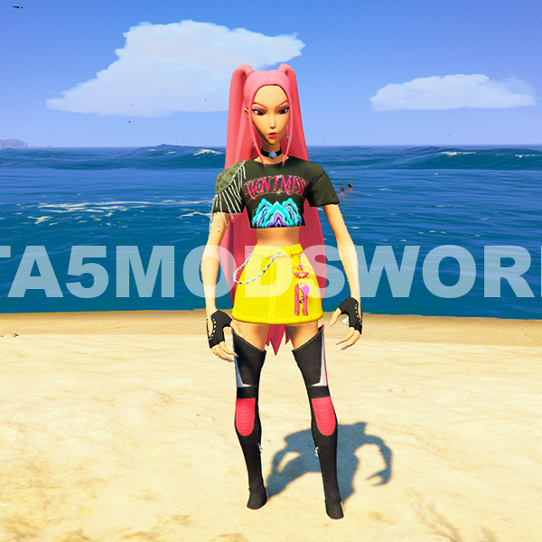 Mira kpop demon hunters GTA 5 MODS