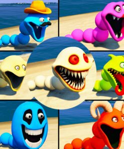 ROBLOX HUNGRY WORM GTA 5 Mods ( Pack of 7 Mods)
