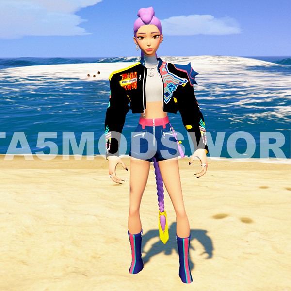 Rumi kpop demon hunters GTA 5 MODS