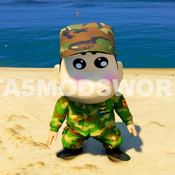 Shinchan Commando 3 GTA 5 Mods