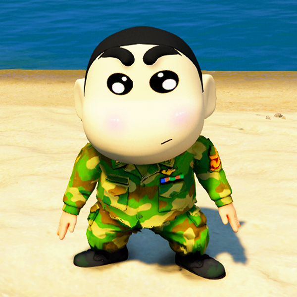 Shinchan Commando GTA 5 Mods