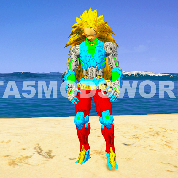 Upgraded Goku 6 GTA 5 Mods