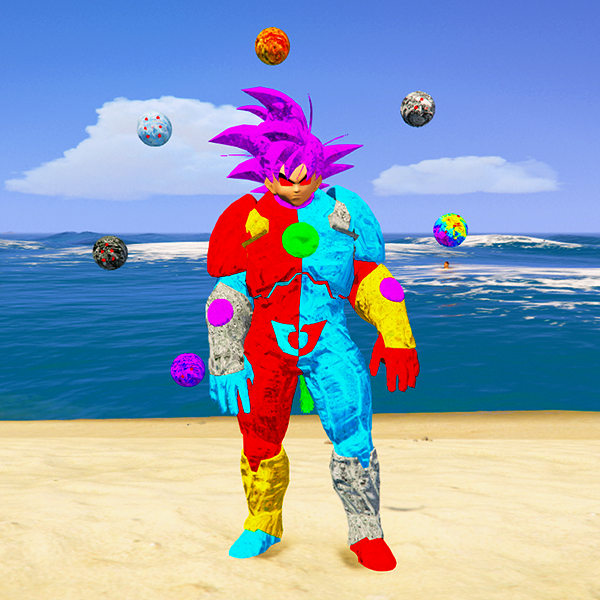 Upgraded Goku 7 GTA 5 Mods