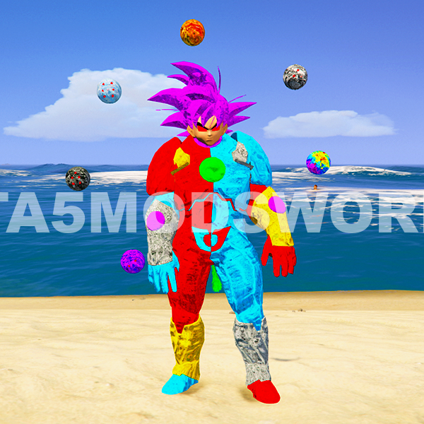 Upgraded Goku 7 GTA 5 Mods