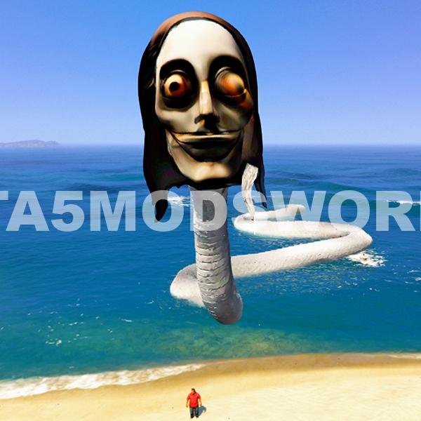 Whispering Wyrm Snake Big GTA 5 MODS