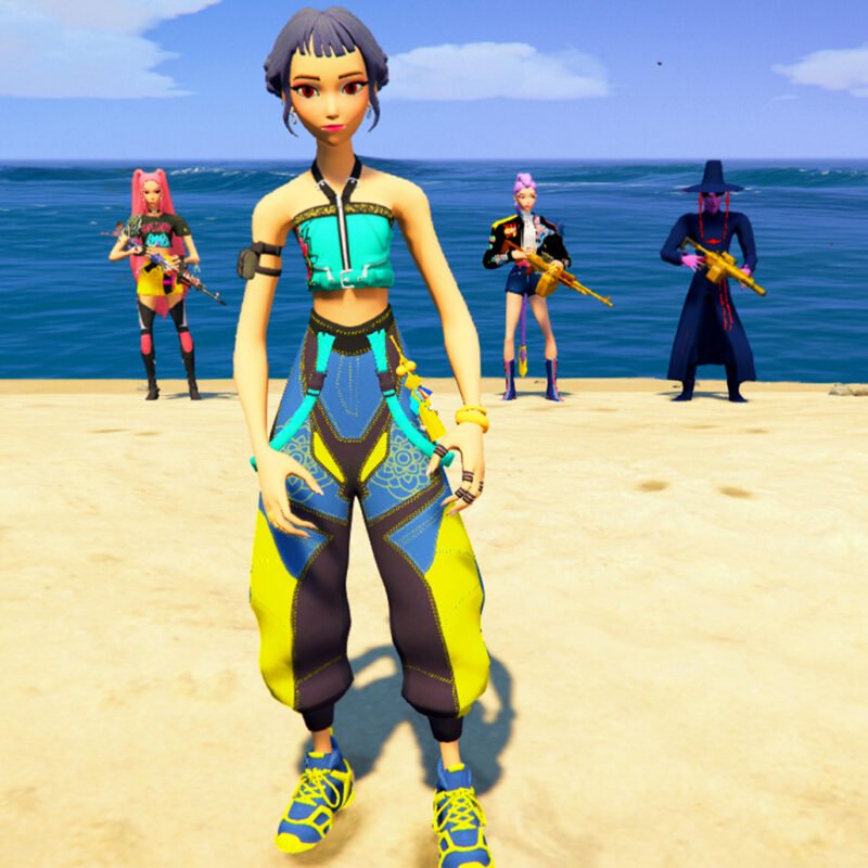 Zoey kpop demon hunters GTA 5 MODS