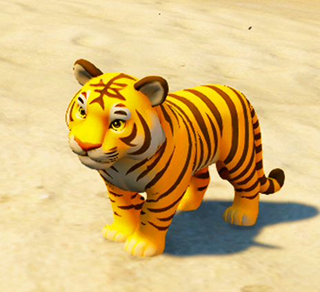 Bengal Tiger Cub GTA 5 MODS