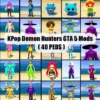 KPop Demon Hunters GTA 5 Mods(Pack Of 40 Peds)