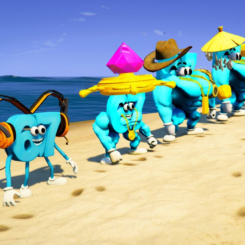 67 Meme Brainroot Poor to Rich GTA 5 Mods (Pack Of 7Peds )