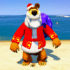 Bear of Masha Santa outfit GTA 5 MODS