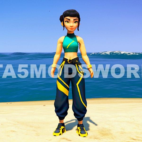 Zoey KPop Demon Hunter GTA 5 Mods