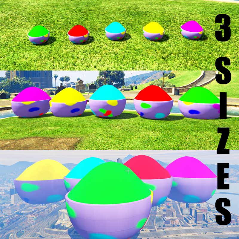 HOLI PACK GTA 5 PROPS (Pack Of 15+ PROPS)
