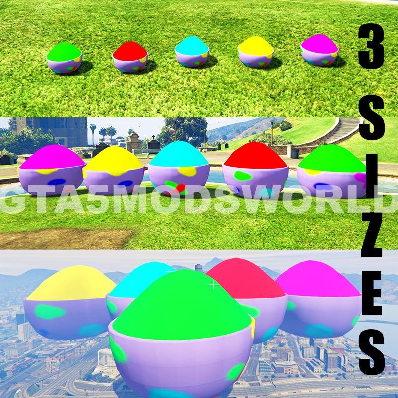 HOLI PACK GTA 5 PROPS (Pack Of 15+ PROPS)