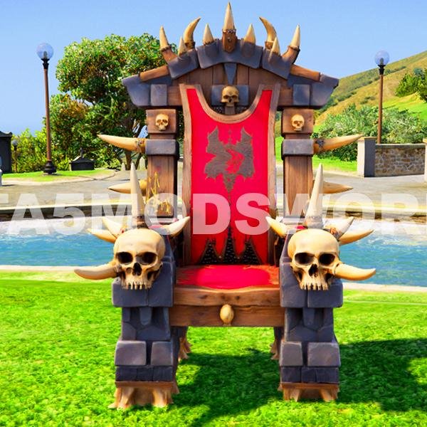 Throne 3 GTA 5 PROPS