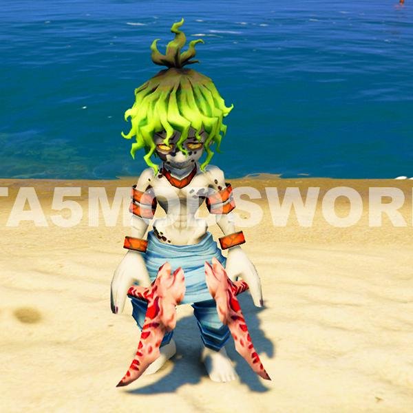 Demon Slayer Gyutaro GTA 5 Mods