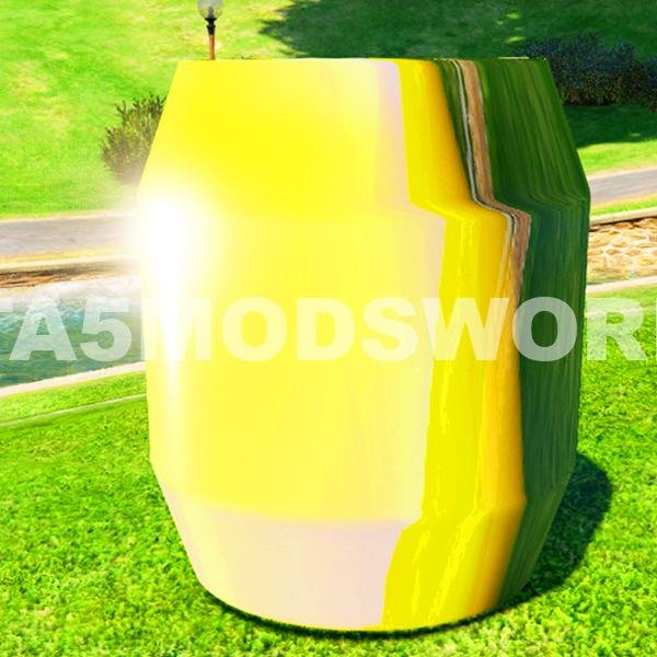 Gold Drum GTA 5 PROPS